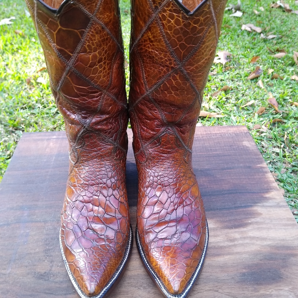 Justin Full Skin Sea Turtle Boots